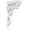 Ekena Millwork Rotherham Architectural Grade PVC Bracket, 5/8"W X 4"D X 6"H BKTP01X04X06RO - alternate 1